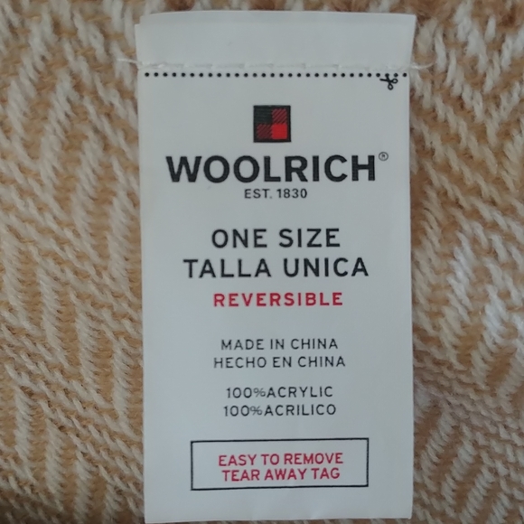Woolrich Blanket Wrap OS - Picture 4 of 6
